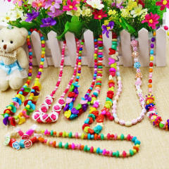 女孩串珠玩具手工diy手链项链材料包5-7-8-9-10周岁女童生日礼物