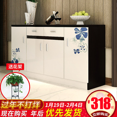 餐边柜 现代简约厨房储物柜 收纳柜  厨房柜子 碗柜 简易茶水柜