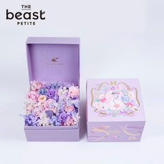 THE BEAST/野兽派 鹦鹉永生花盒 康乃馨与玫瑰花盒