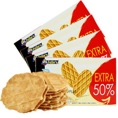 马来进口年货零食Julie＇s/茱蒂丝奶油脆脆饼干150g*4盒加量50%