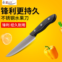 龙之艺水果刀手工锻打刀具不锈钢削皮刀多功能切菜器削皮小刀