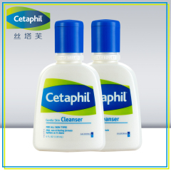 cetaphil丝塔芙洁面乳118ml*2男女温和保湿弱酸卸淡妆洗面奶正品