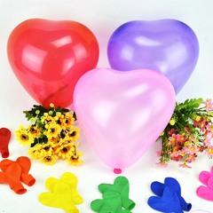 七夕情人节爱心气球求婚心形气球婚房婚礼装饰气球派对生日氢气球