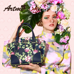 Artmi春季新款 复古斜挎包女时尚手提包女包可爱单肩包大包潮