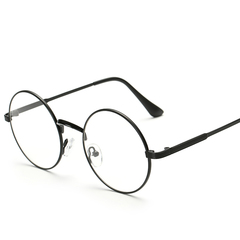 韩版潮全框金属平光镜复古眼镜框男女款超轻圆框眼镜架配近视眼镜