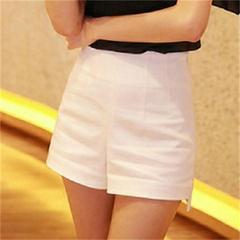 马依亚穆夏季新款女装韩版显瘦前短后长个性短裤热裤