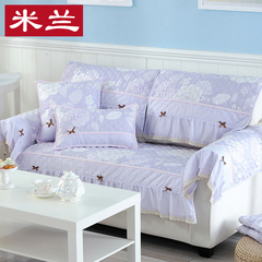 米兰防滑四季沙发垫巾套罩布艺简约现代韩式全包组合飘窗垫子通用