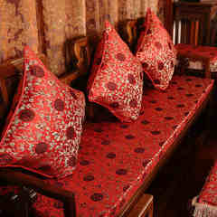 竹月阁红木沙发垫坐垫中式布艺沙发坐垫实木沙发垫加厚