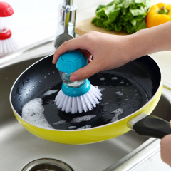 自动加液清洁刷不伤手锅刷 刷锅器 厨房用刷 洗锅刷洗碗刷包邮
