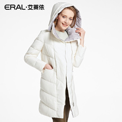 ERAL/艾莱依2016冬装中长款加厚修身羽绒服女韩版长袖16007-EDAB