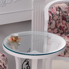 定制软玻璃圆桌PVC圆桌布防水透明桌垫圆形餐桌布台布磨砂水晶板