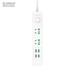 Orico usb智能插座排插 接线板多功能插板创意手机充电插线板插排