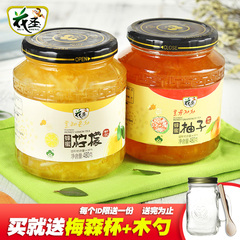 花圣蜂蜜柚子茶480g 柠檬茶480g韩国风味水果茶冲饮果酱果茶饮品