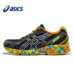 ASICS 爱世克私亚瑟士缓冲跑步鞋跑鞋运动鞋迷彩男款T20XQ- 2490