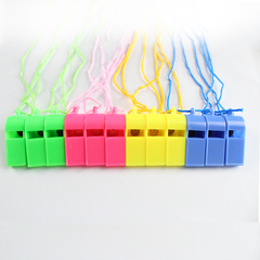 多色塑料口哨儿童玩具彩色口哨子裁判哨会场赛场助威加油体育用品