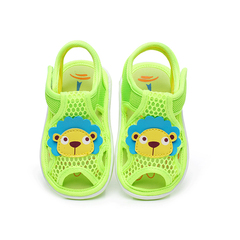 婴儿鞋1-3岁夏季儿童鞋子软底防滑男女宝宝凉鞋透气学步鞋叫叫鞋