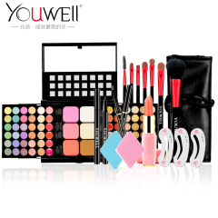 YOUWELL/允薇彩妆套装初学者化妆组合全套 淡妆彩妆盘美妆工具