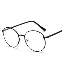 新款韩版复古男女款眼镜架全框近视文艺学院风圆框镜架可配近视