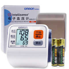 欧姆龙电子血压计HEM-6111手腕式全自动测血压仪y