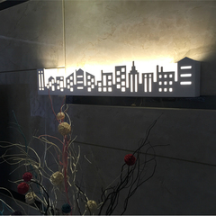 创意LED壁灯现代简约欧式超薄田园温馨文艺过道氛围灯装饰床头灯
