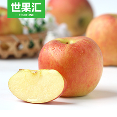 【世果汇】陕西礼泉红富士苹果5斤 买1送1共发10斤 新鲜水果包邮