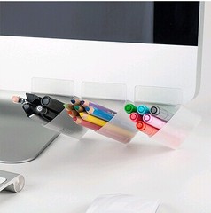 笔筒创意时尚电脑显示器办公桌面收纳韩国学生女生可爱多功能笔筒