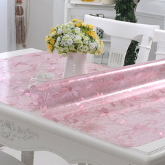软质玻璃PVC防水防烫防油免洗餐桌布透明台布磨砂茶几垫水晶板