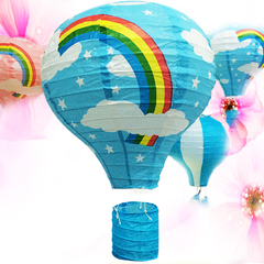 纸制气球房间装饰挂饰灯笼气球婚庆婚房布置儿童派对