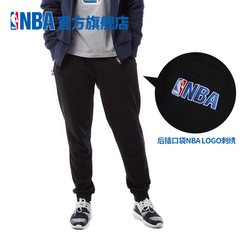 NBA Logoman系列 男士春秋款 时尚运动休闲长裤 裤子 WLTFK045