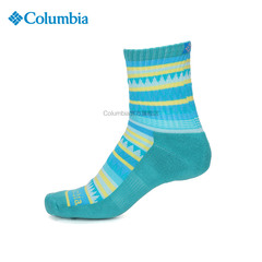 Columbia/哥伦比亚户外男女弹性舒适中筒休闲袜 LU0460